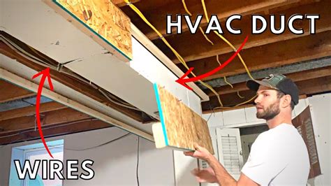 box in ductwork with metal studs|how to frame a duct.